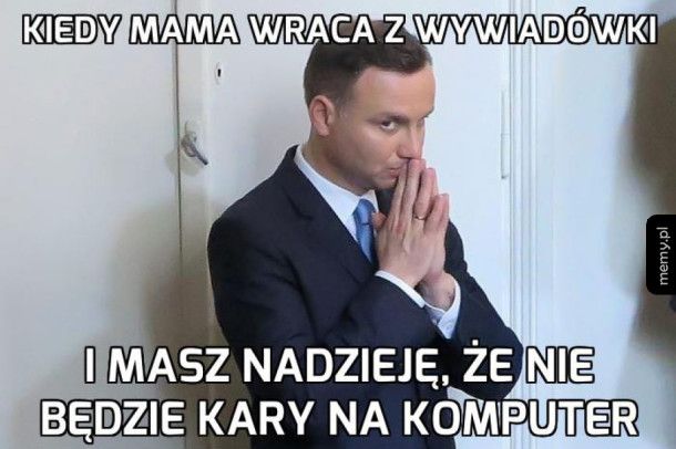 Kiedy mama wraca z wywiadówki