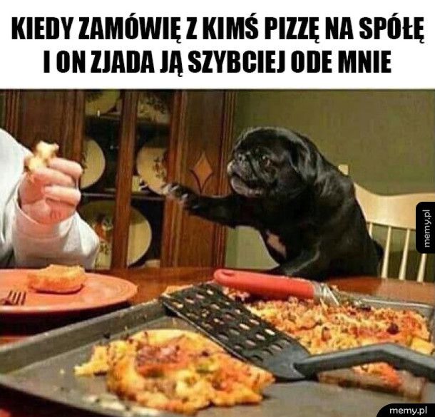 Zamawianie pizzy ze znajomymi