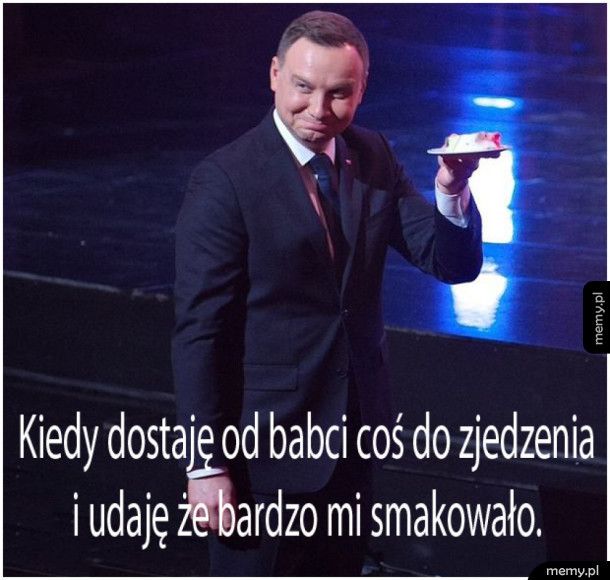 Kiedy dostaję coś od babci