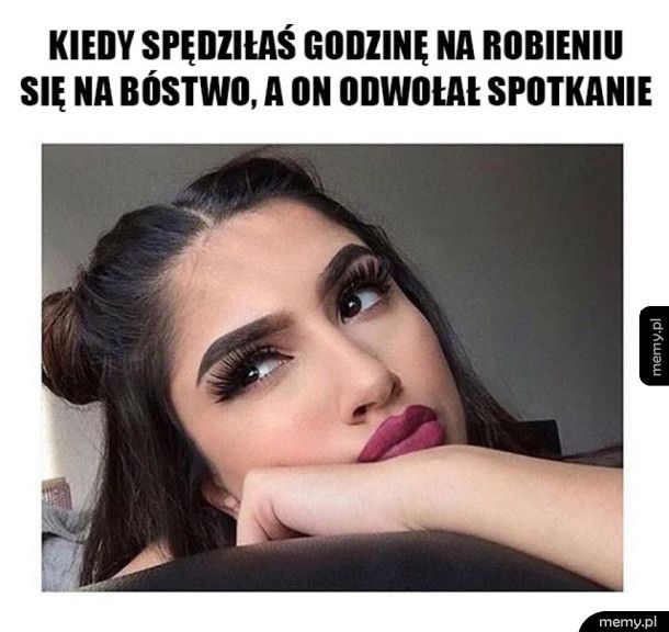 Chłopak odwołał spotkanie