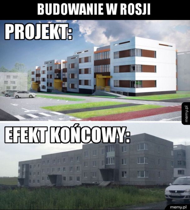 Projekt vs. efekt końcowy