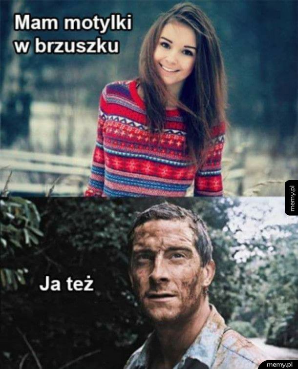 Motylki w brzuchu