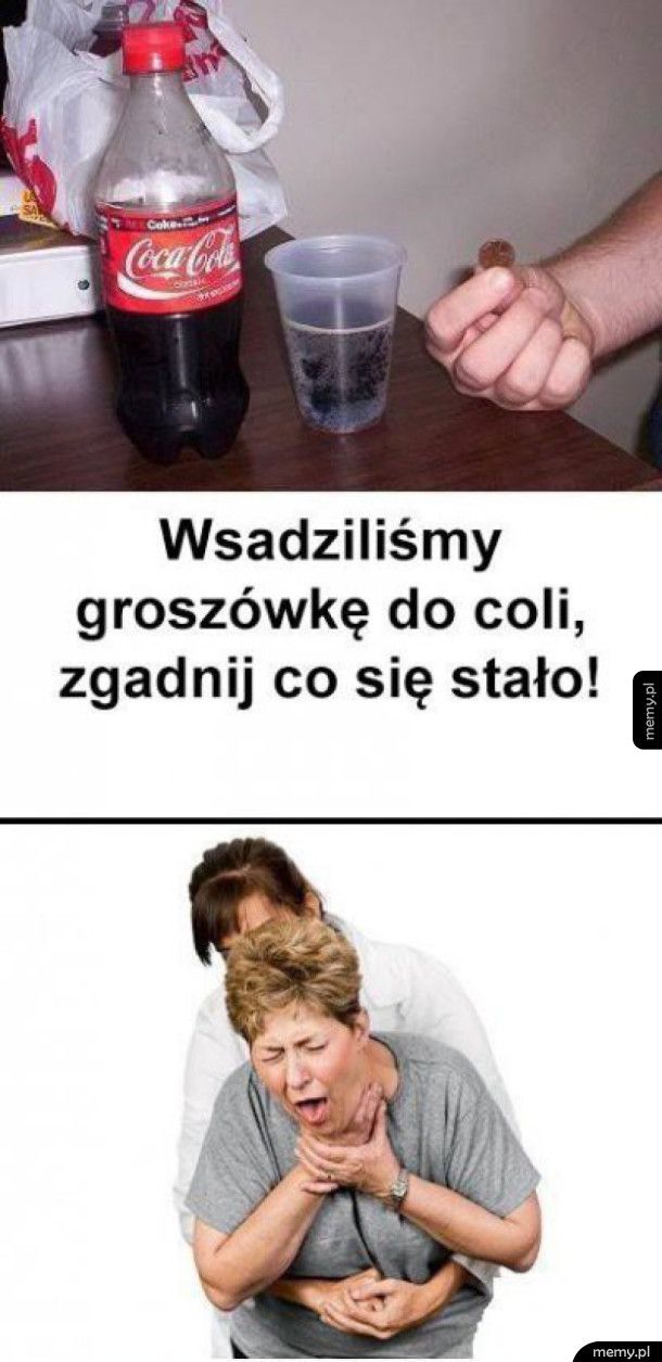 Groszówka w coli