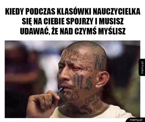 Podczas sprawdzianiu