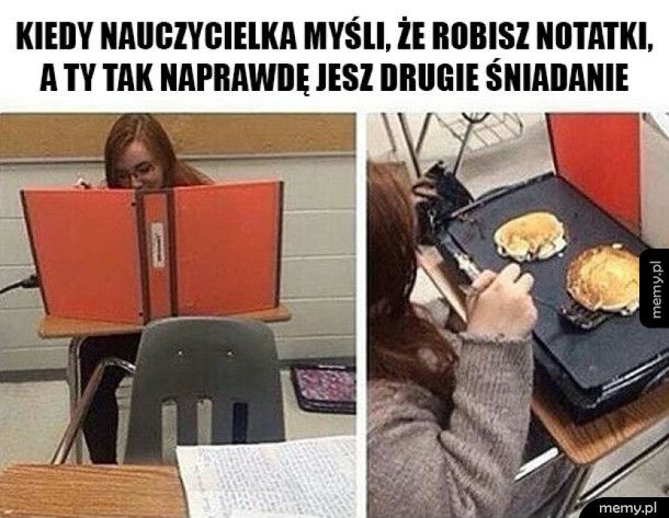 Oszukuje swoją nauczycielkę