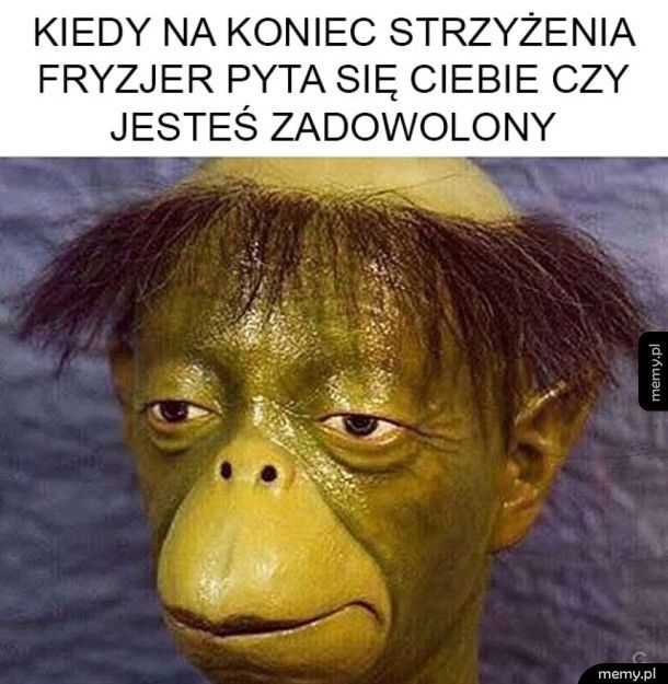 Po wyjściu od fryzjera