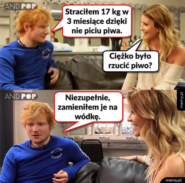 Ed Sheeran to swój chłop