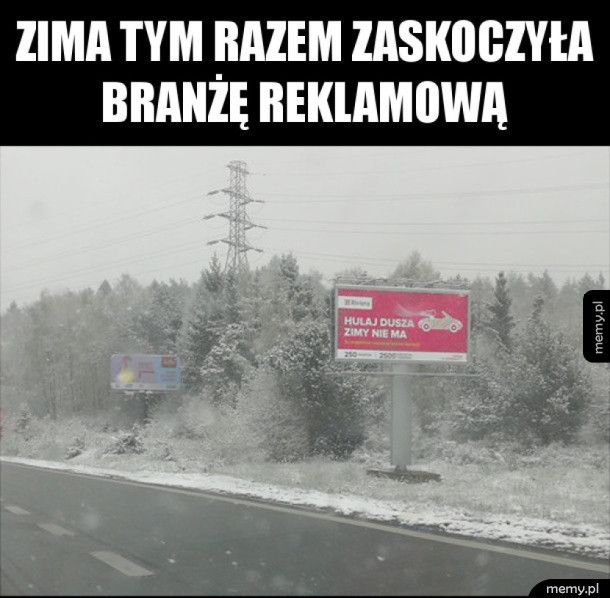 Zima znowu zaskoczyła