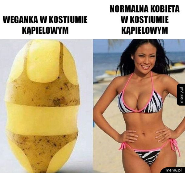 Normalna dziewczyna vs. weganka