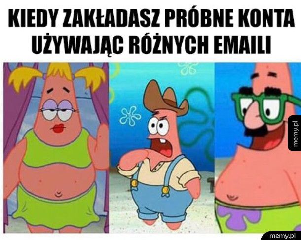 Patrick1, Patrick2, Patrick3...