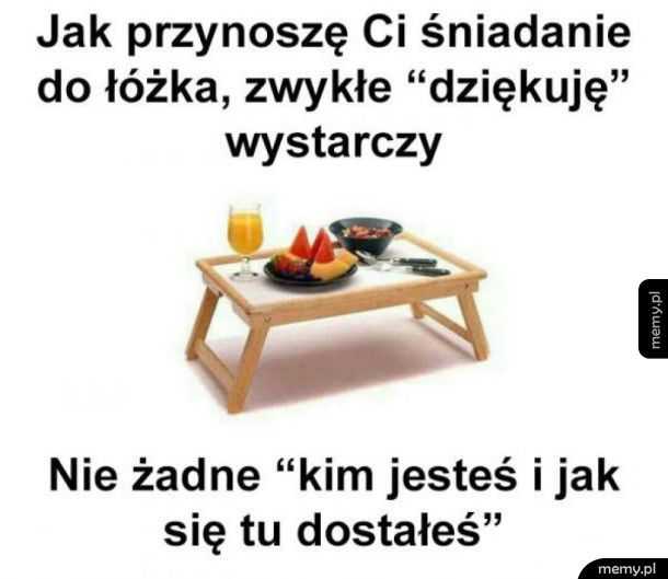 Śniadanie do łóżka