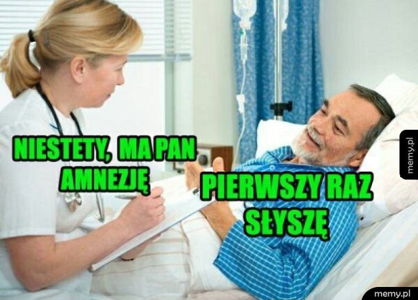 Nie wiem o czym Pani mówi