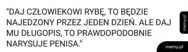 Daj człowiekowi rybę