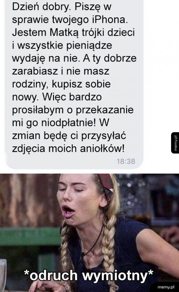 Piszę w sprawie iPhona