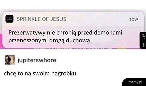 Przed tym chroni tylko Jezus