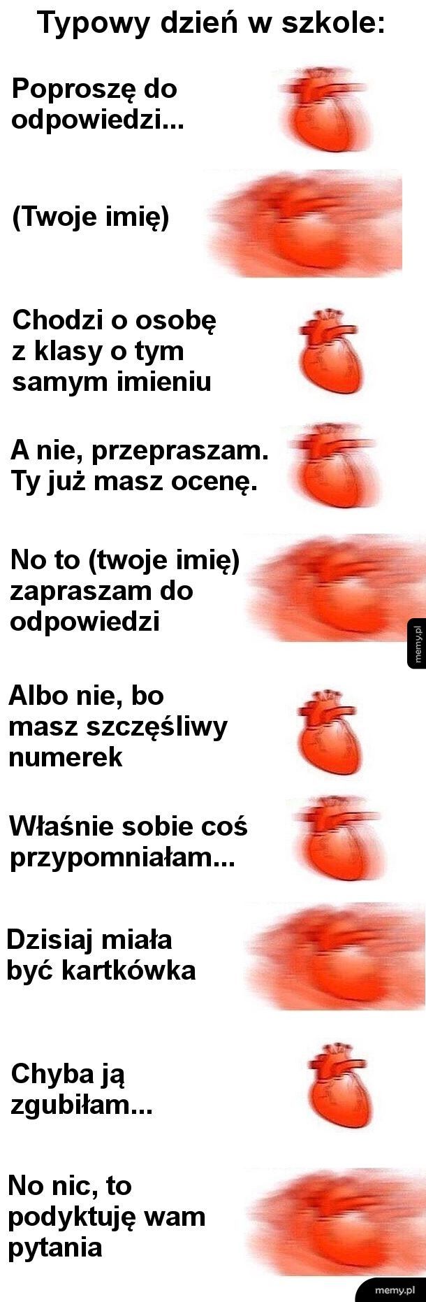 Typowy dzień w szkole