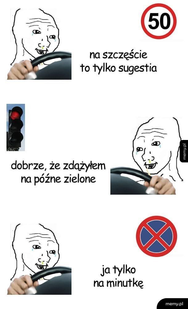 Głupek za kółkiem