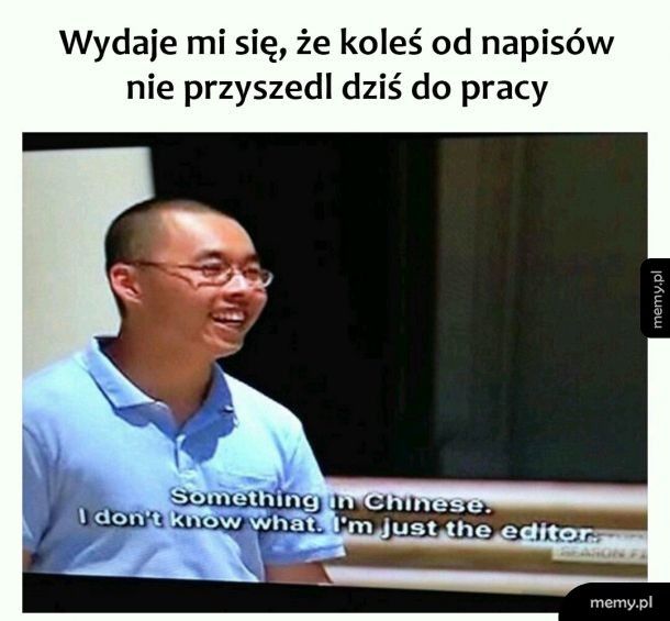 Koleś od napisów