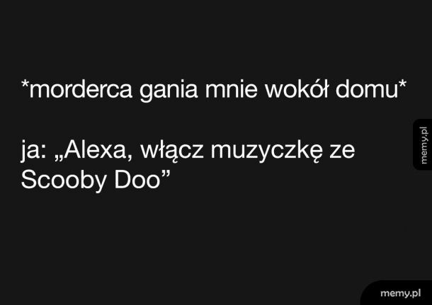 Morderca gania mnie wokół domu