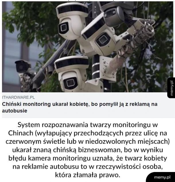 Wpadka monitoringu w Chinach