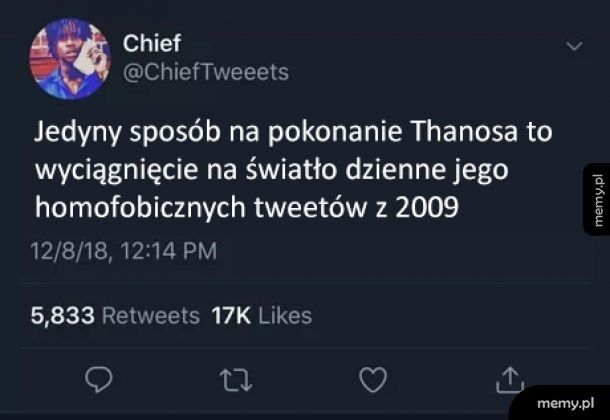 Sposób na Thanosa