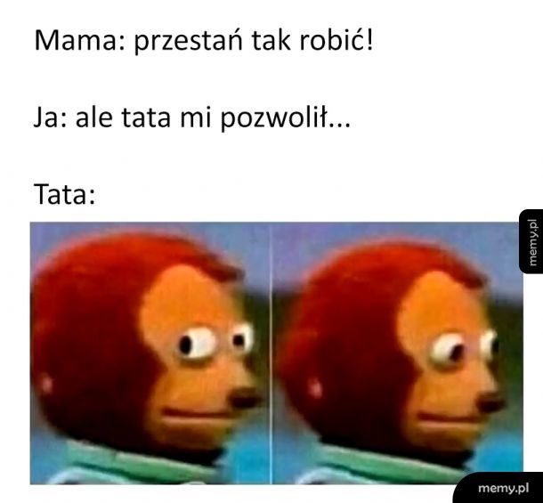 Ups, tata ma przesrane