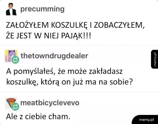 No co za chamstwo!