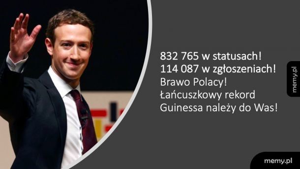 A Ty? Czy zgłosiłeś już swoje oświadczenie na FB?