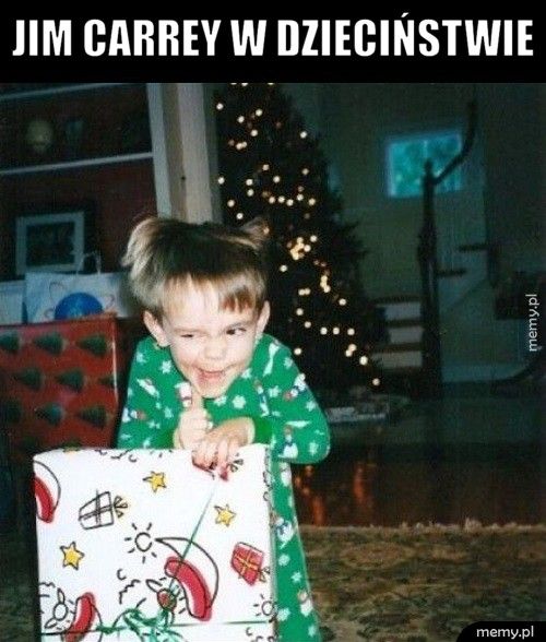 Jim Carrey w dzieciństwie  