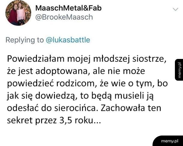 Potrafi zachować sekret