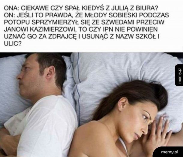 O czym myśli mężczyzna