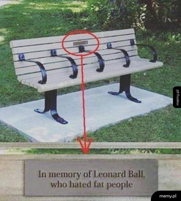 Pamięci Leonarda Balla, który nienawidził grubych ludzi