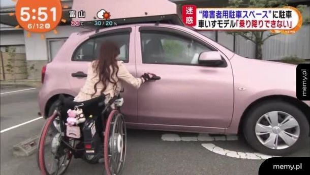 Dlaczego niepełnosprawni potrzebują dużo miejsca na parkingu