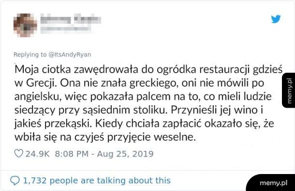 Ciotka na wakacjach