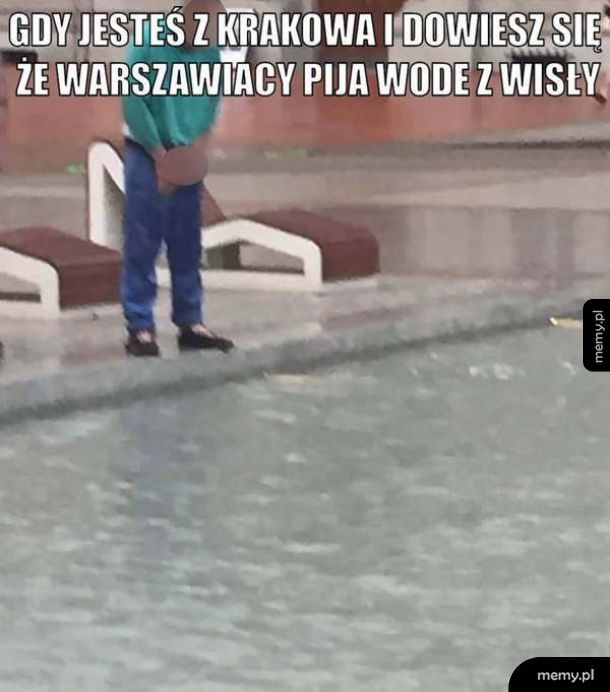 Picie wody z rzeki