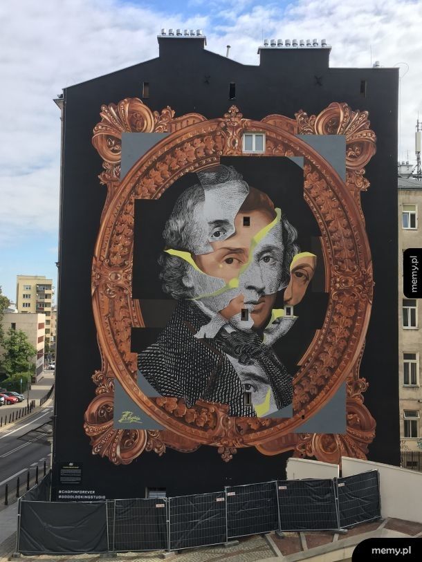 Takie murale szanuję. Fryderyk Chopin