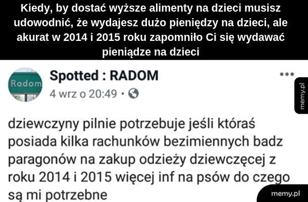 Mam nadzieję, że sąd poprosi o fakturki imienne