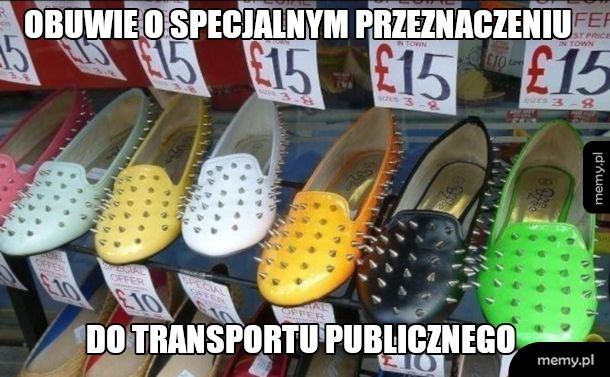 Obuwie do autobusu i nie tylko