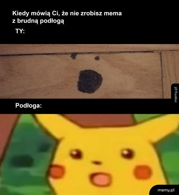 Mem z podłogą