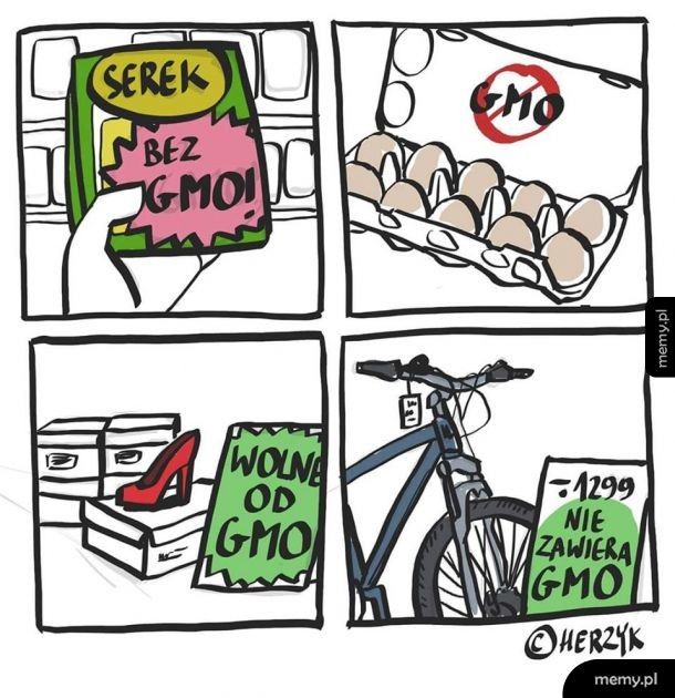 Ten komiks nie zawiera GMO