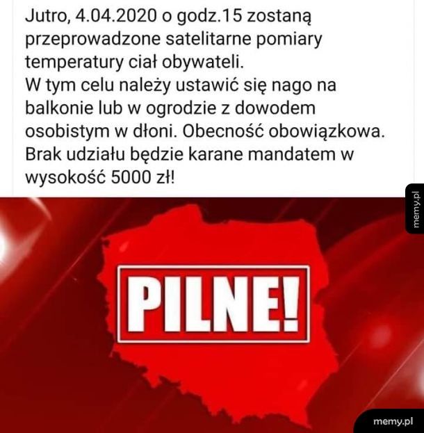 Pilne i ważne!