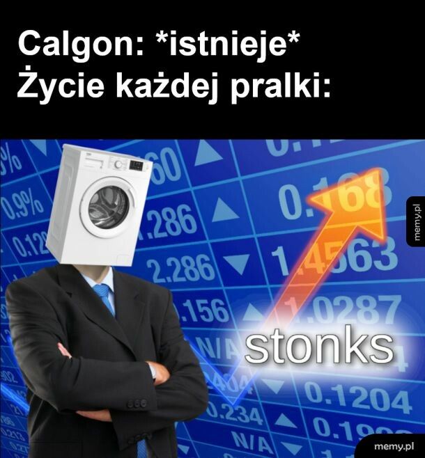 Bo dłuższe życie każdej pralki to Calgon!