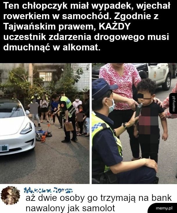 Wypadek w Tajwanie