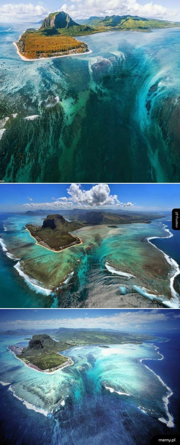 Największy na świecie wodospad podwodny (Mauritius)