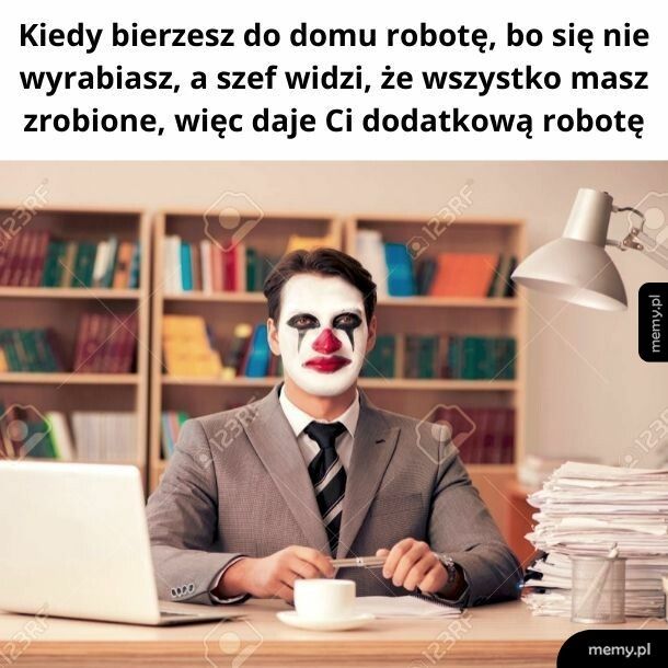 Widzę, że Pan nowy na rynku pracy...