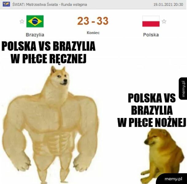 POTĘŻNA reprezentacja Polski zdemolowała Brazylię na mistrzostwach świata w piłce ręcznej