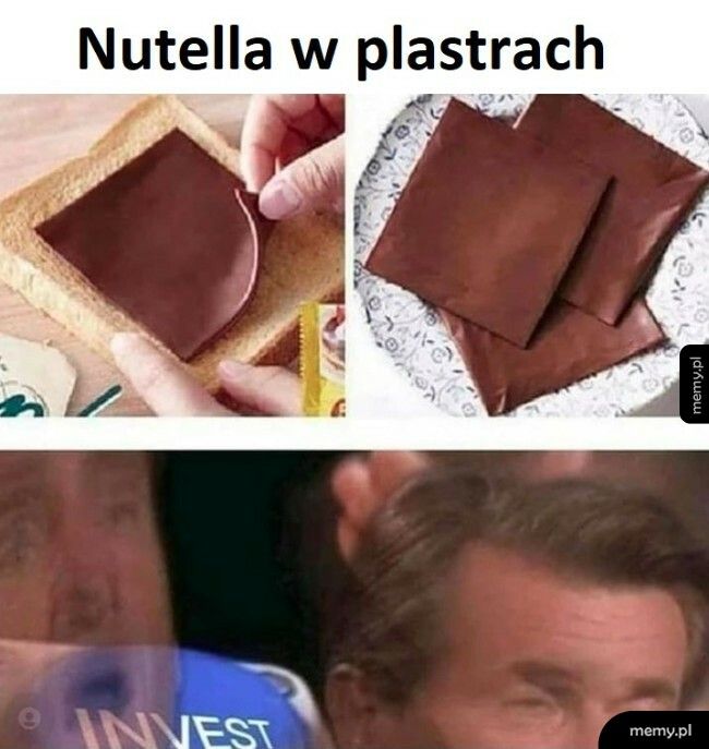 Nutella w plastrach