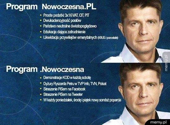 Program wyborczy partii Nowoczesna.PL