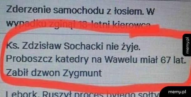 Na szczęście morderca odnaleziony