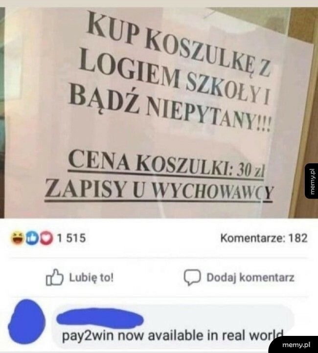 Koszulka z logiem szkoły